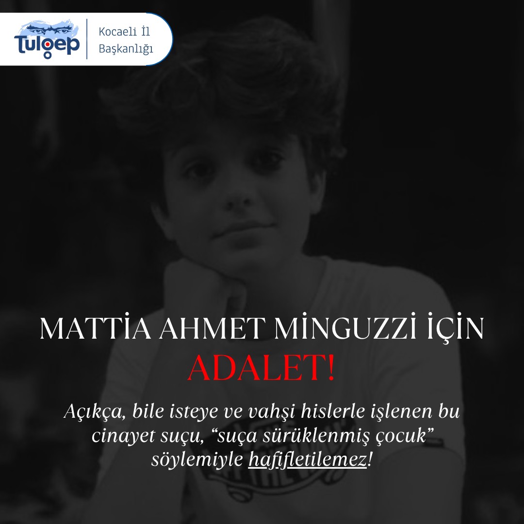 Mattia Ahmet Minguzzi İçin Adalet!